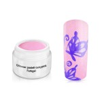 Gel UV Jolifin color cu sclipici Glimmer Pastell Baby Pink 5 ml